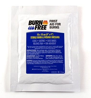 BURN FREE BURNS DRESSING 10 X 10CM - CM0332