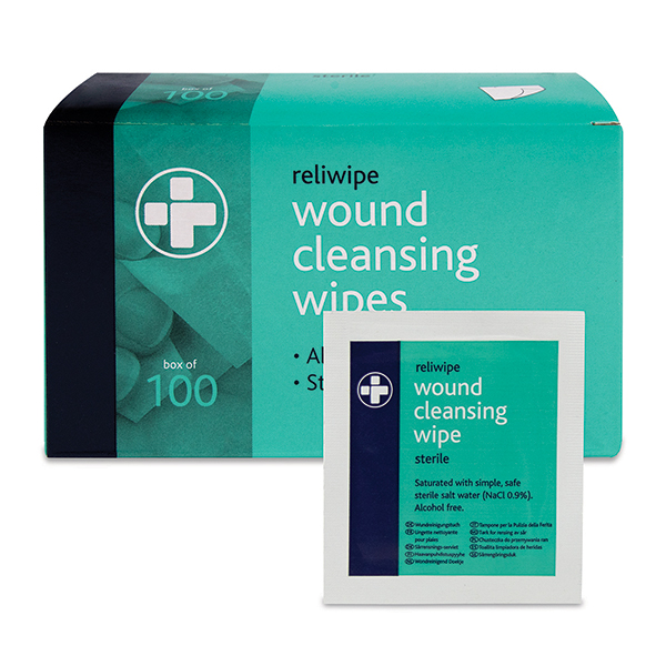 RELIWIPE+MOIST+SALINE+CLEANSING+WIPES+STERILE