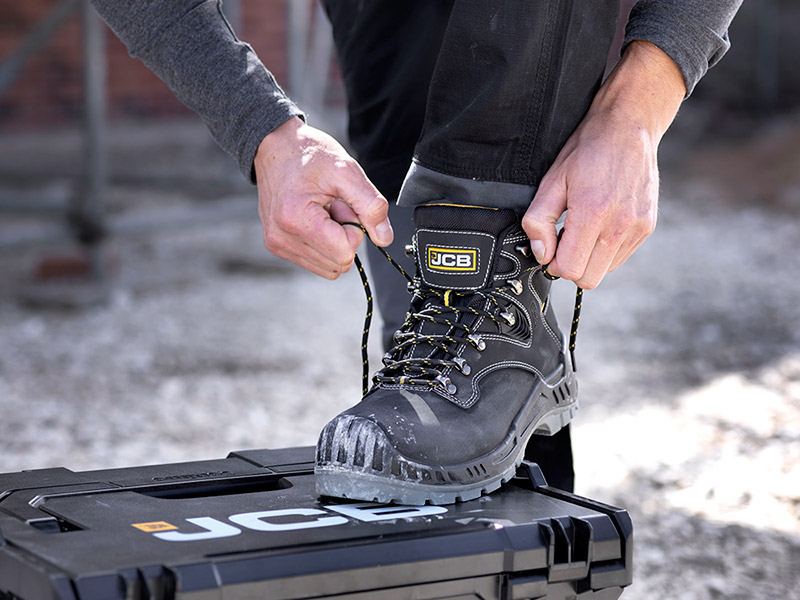 JCB Workwear Backhoe Boot, detail