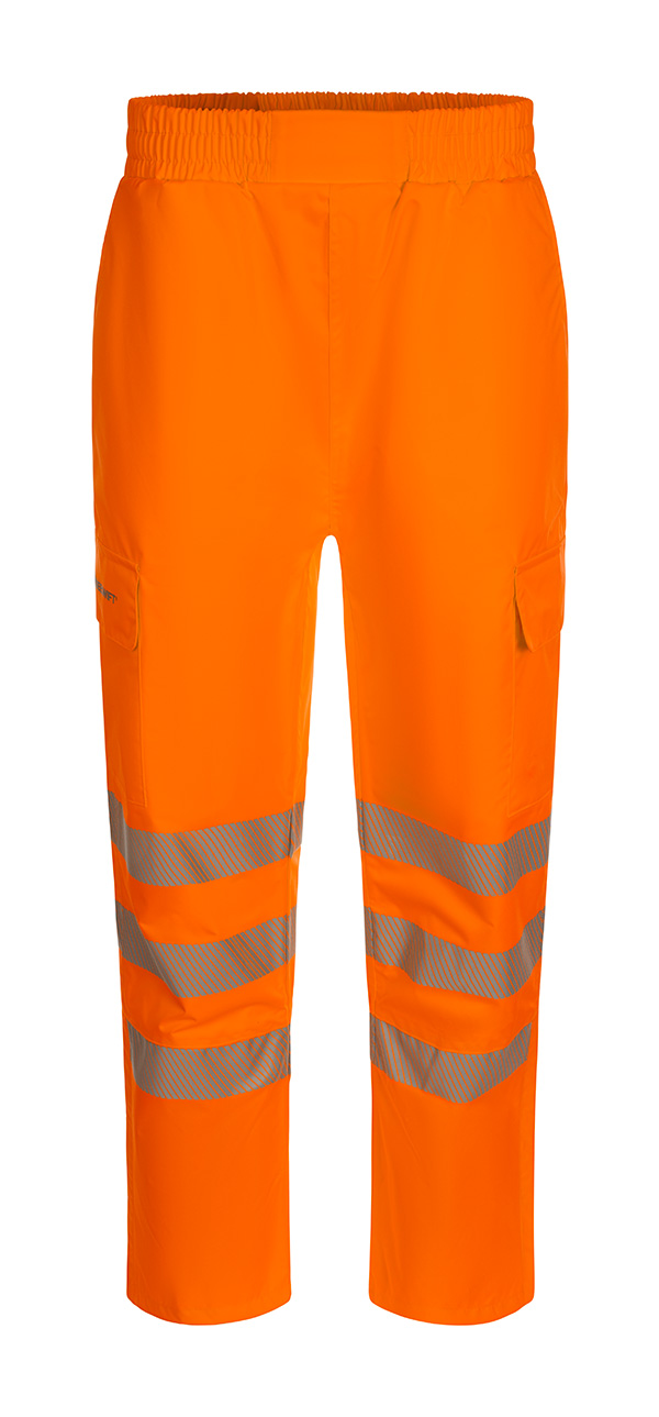 Beeswift Birkdale Hi-Vis Waterproof Breathable Trousers, detail