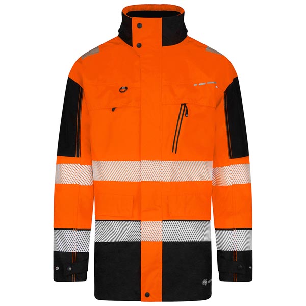 Beeswift Deltic Hi-Vis Two-Tone Ripstop Breathable and Waterproof Rail Jacket, detail