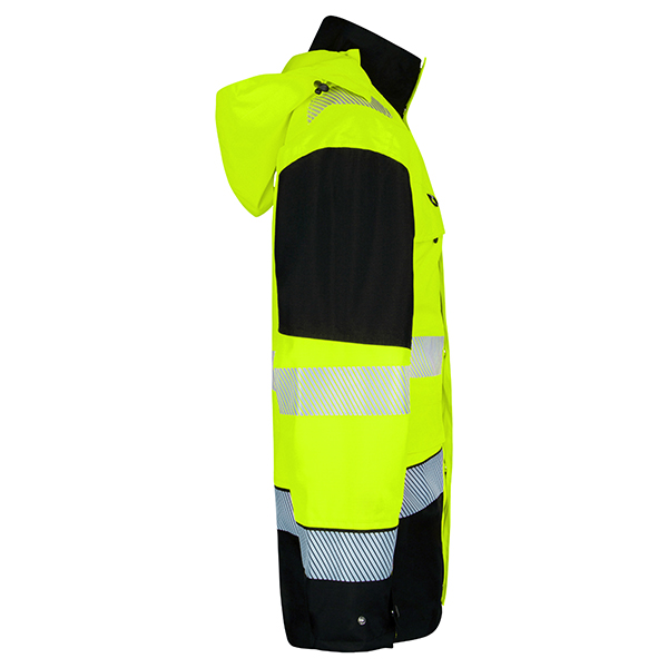 Beeswift Deltic Hi-Vis Two-Tone Ripstop Breathable and Waterproof Rail Jacket, detail