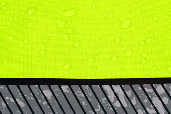 Beeswift Deltic Hi-Vis Two-Tone Ripstop Breathable and Waterproof Rail OverTrouser, detail