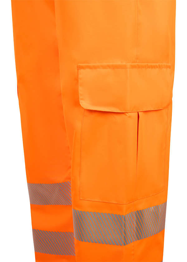Beeswift Stormwear Womens Hi-Vis Overtrouser, detail