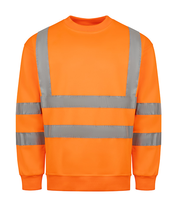 Beeswift Essential Sweatshirt Hi-Vis Jumper, detail