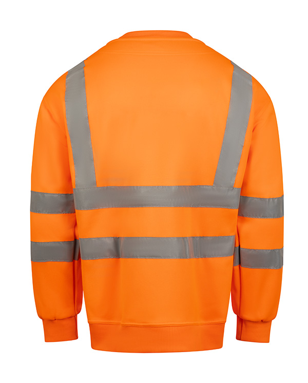 Beeswift Essential Sweatshirt Hi-Vis Jumper, detail