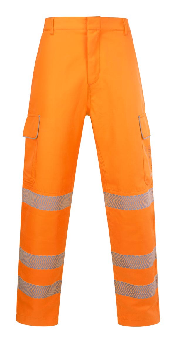 Beeswift Arc Compliant Hi-Vis Trousers, detail