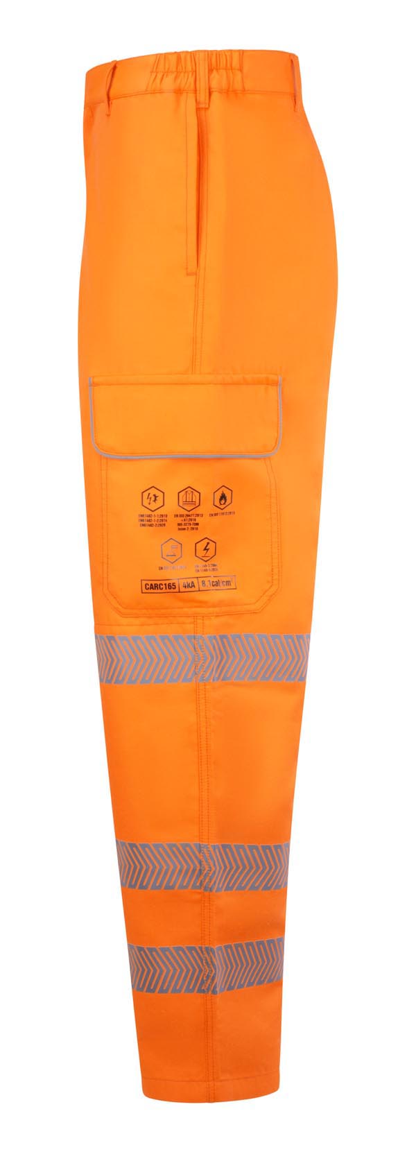 Beeswift Arc Compliant Hi-Vis Trousers, detail