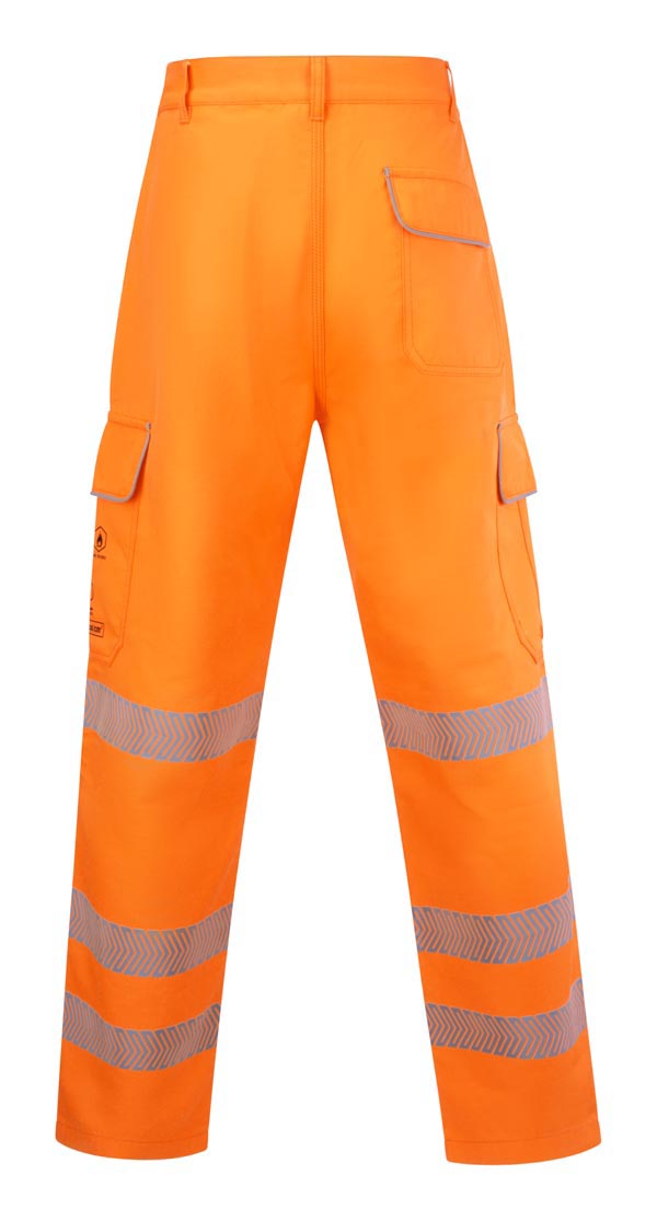 Beeswift Arc Compliant Hi-Vis Trousers, detail