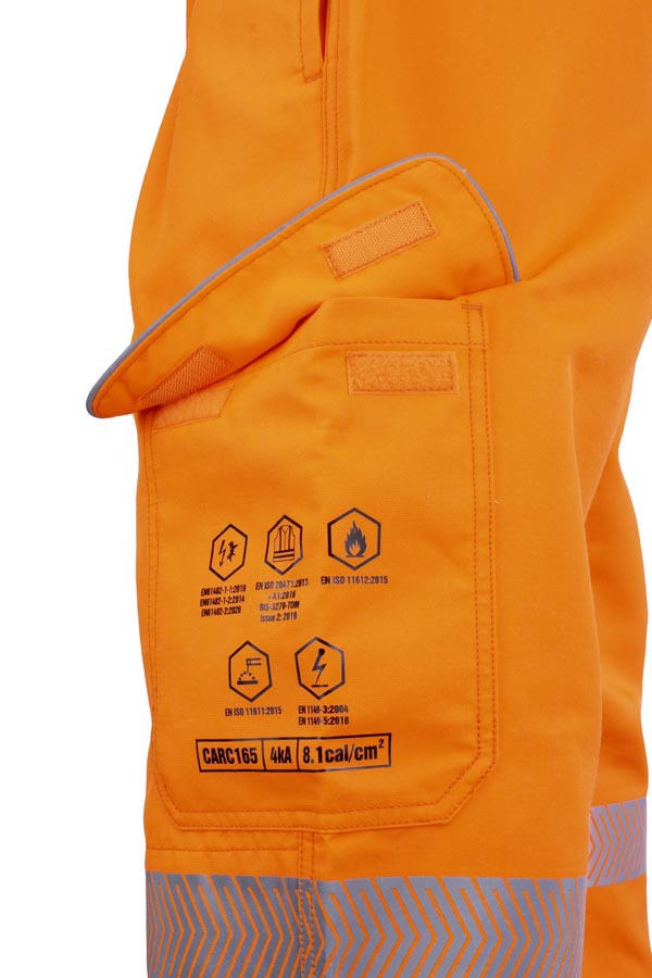 Beeswift Arc Compliant Hi-Vis Trousers, detail