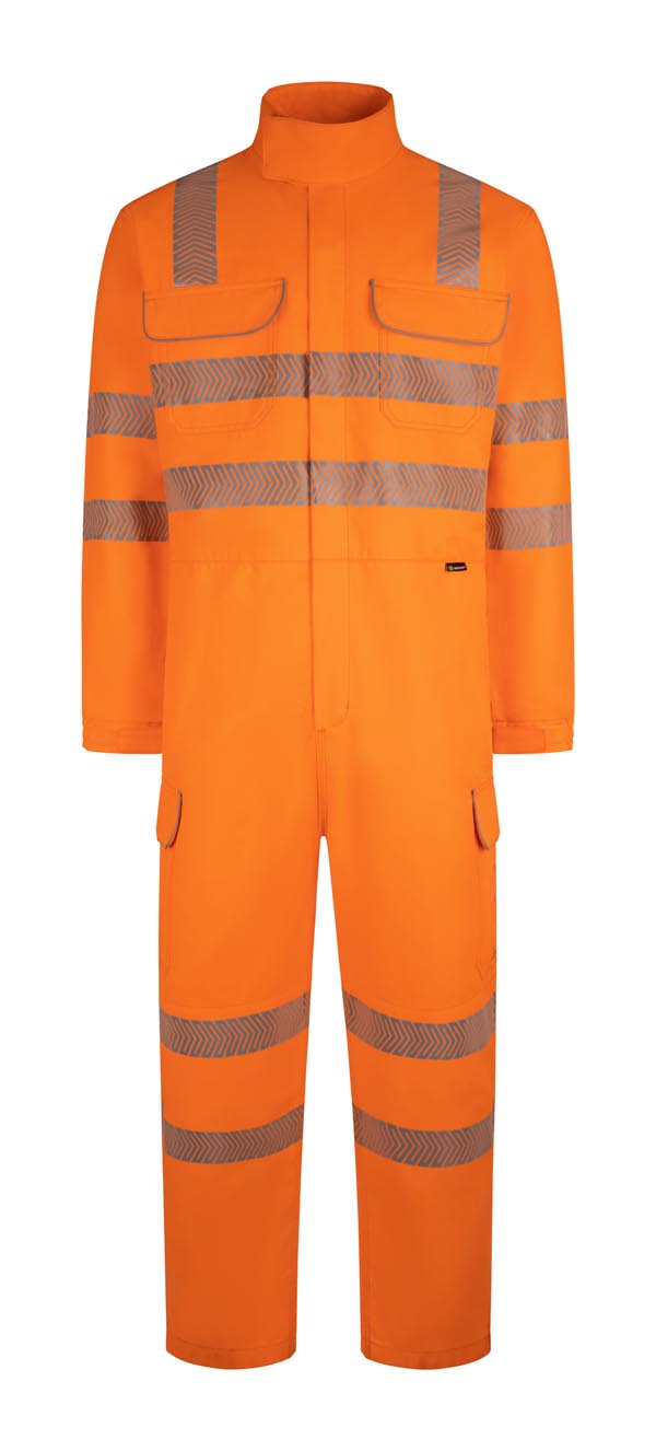 Beeswift Arc Compliant Hi-Vis Coverall, detail