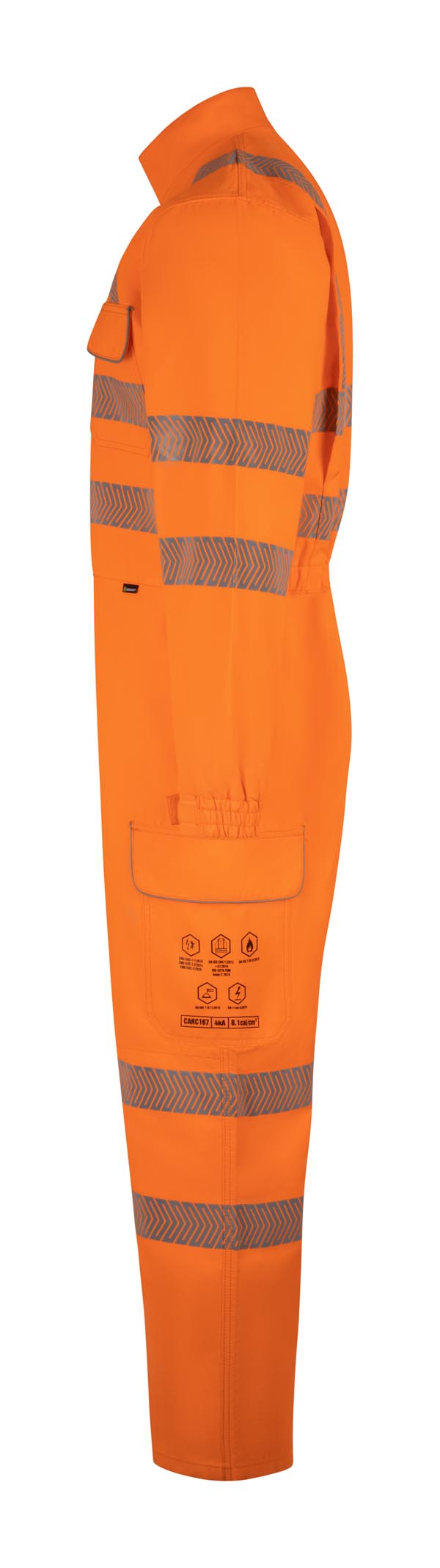 Beeswift Arc Compliant Hi-Vis Coverall, detail