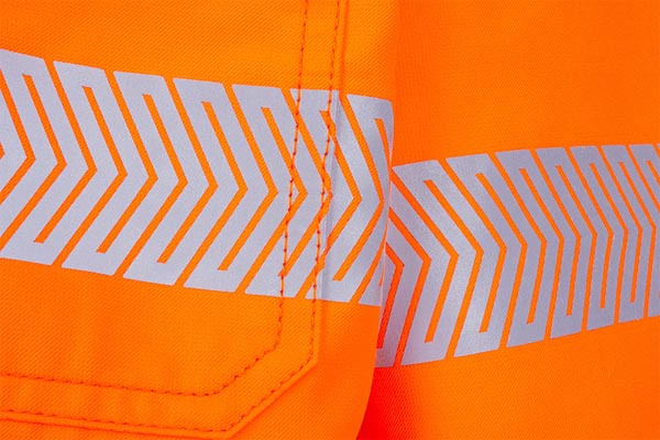 Beeswift Arc Compliant Hi-Vis Coverall, detail