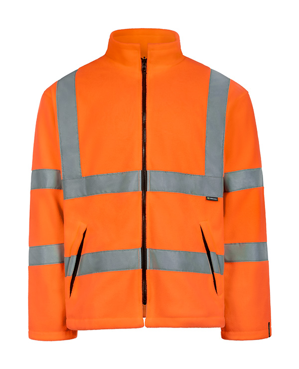Beeswift Carnoustie Hi-Vis Fleece Jacket, detail
