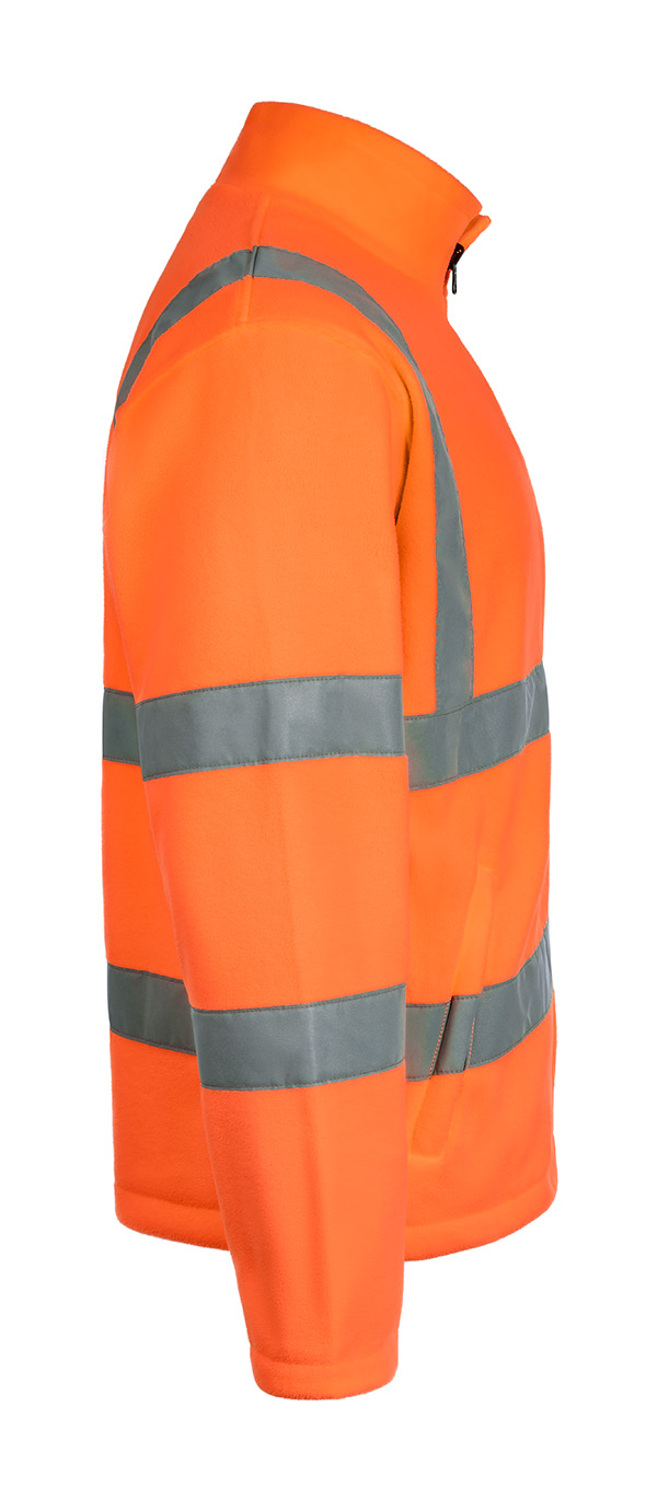 Beeswift Carnoustie Hi-Vis Fleece Jacket, detail