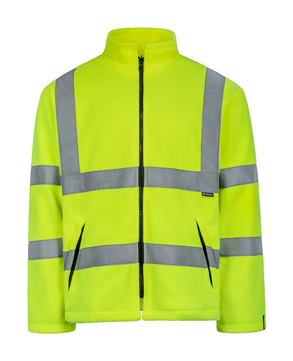 Beeswift Carnoustie Hi-Vis Fleece Jacket, detail