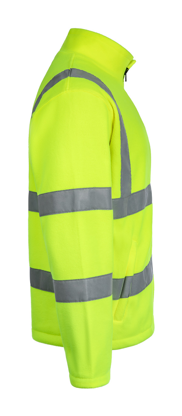 Beeswift Carnoustie Hi-Vis Fleece Jacket, detail
