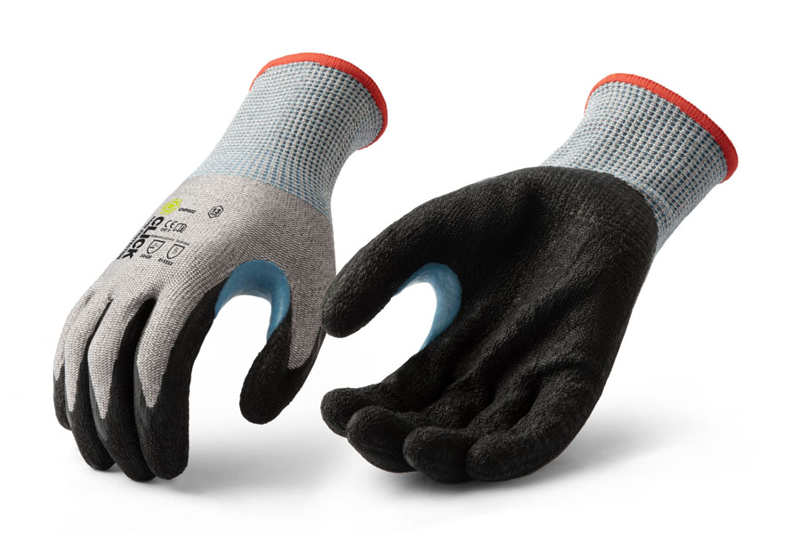 Beeswift Click Hand Protection 13G Latex Coated Cut F Glove, detail