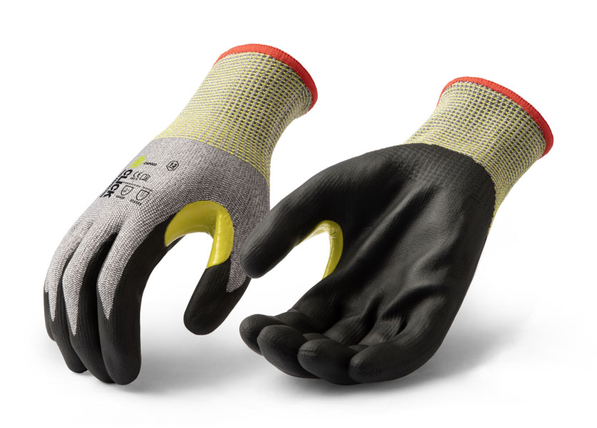 Beeswift Click Hand Protection 13G Nitrile Foam Cut F Glove, detail
