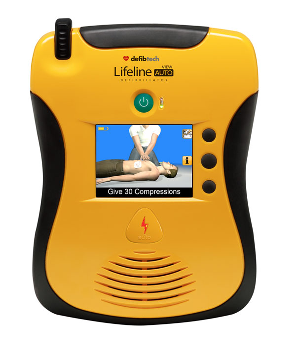 Lifeline View Auto Defibrillator, detail