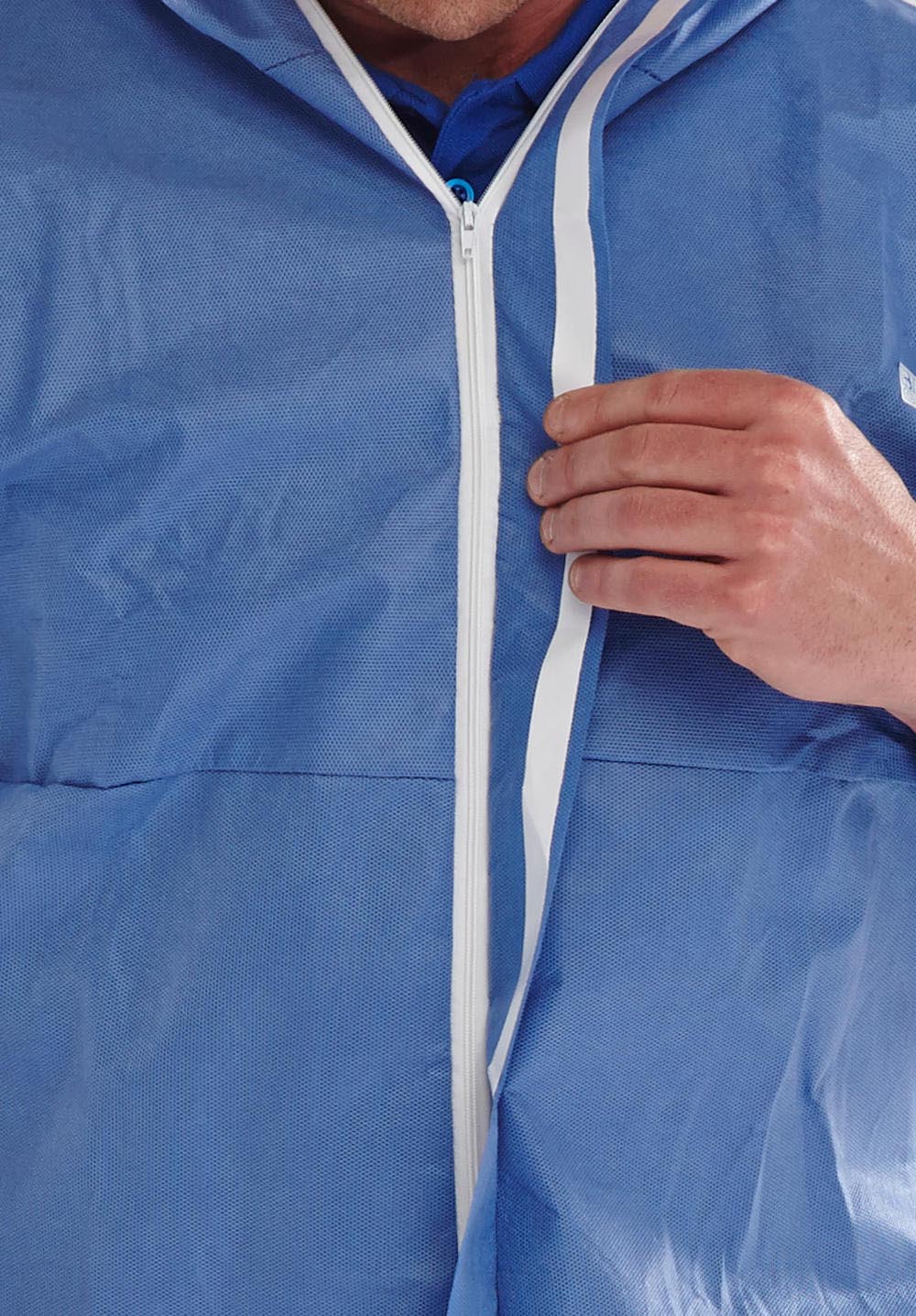 Beeswift Disposable Coverall Type 5/6, detail
