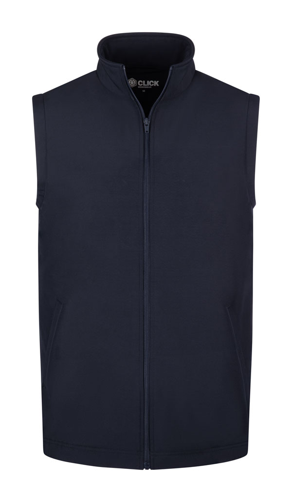 Beeswift Click Workwear Unisex Softshell Gilet, detail
