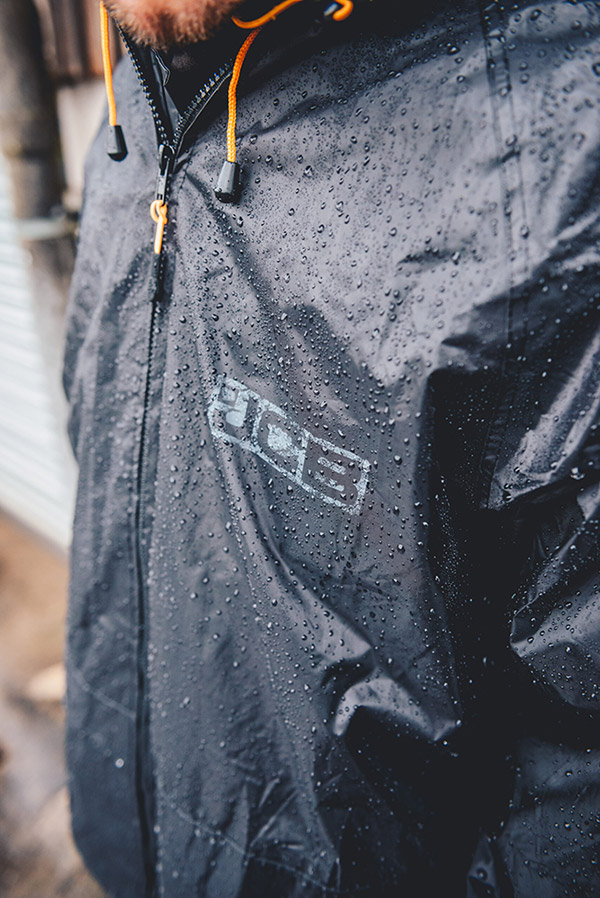 JCB Workwear Two-Piece Rainsuit, detail