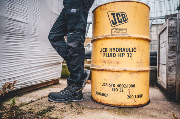 JCB Workwear Trade Hybrid Stretch Trousers, detail