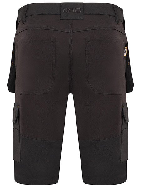 JCB Workwear Trade Hybrid Stretch Shorts, detail
