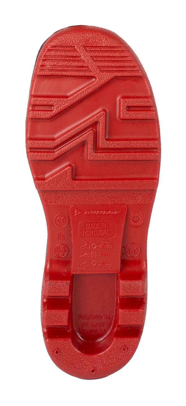 Dunlop Warwick Full Safety Wellington, detail