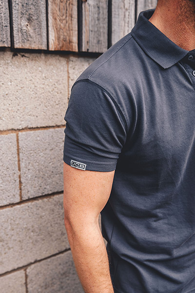 JCB Workwear Essential Polo Shirt, detail