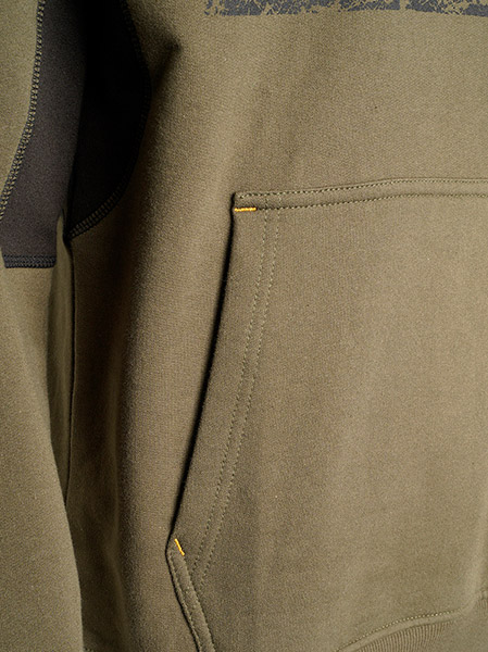 JCB Workwear Horton Hoodie, detail