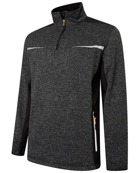 JCB Workwear Trade Elmhurst II Quarter Zip Fleece, detail