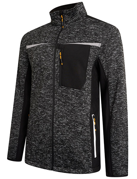 JCB Workwear Trade Essington II Full Zip Fleece Jacket, detail