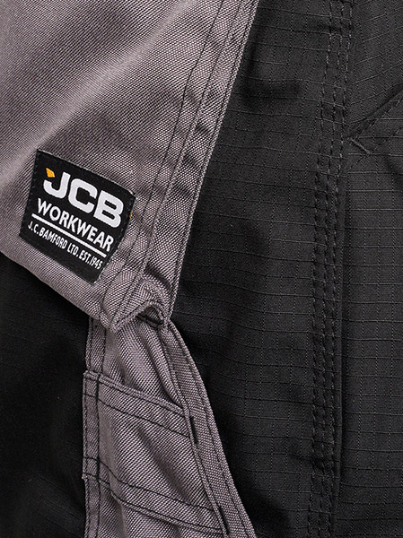 JCB Workwear Trade Rip Stop Trousers, detail