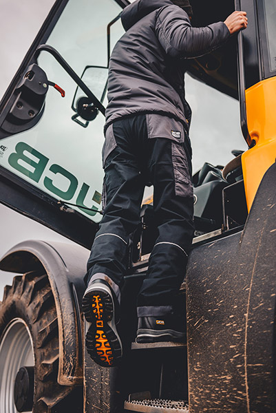 JCB Workwear Trade Rip Stop Trousers, detail