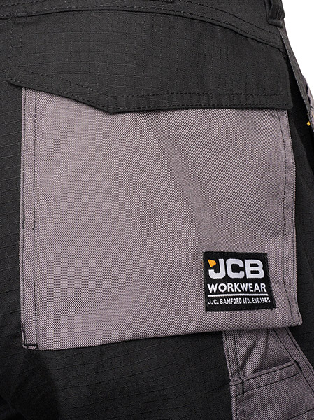 JCB Workwear Trade Plus Rip Stop Trousers, detail