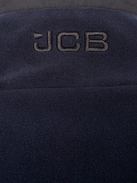 JCB Workwear Trade Heavyweight 1/4 Zip Tech Fleece, detail