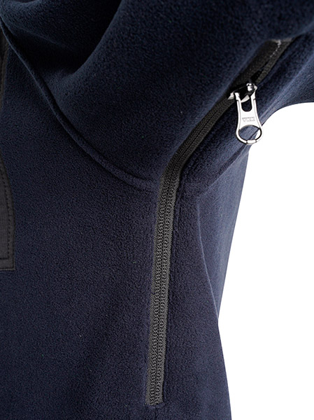 JCB Workwear Trade Heavyweight 1/4 Zip Tech Fleece, detail