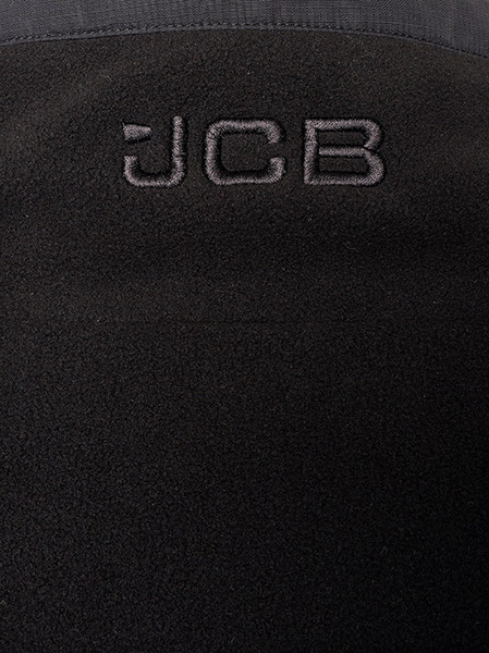 JCB Workwear Trade Heavyweight 1/4 Zip Tech Fleece, detail