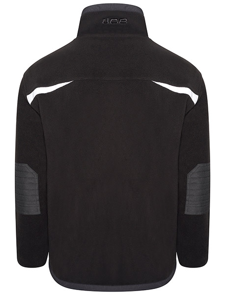 JCB Workwear Trade Heavyweight 1/4 Zip Tech Fleece, detail