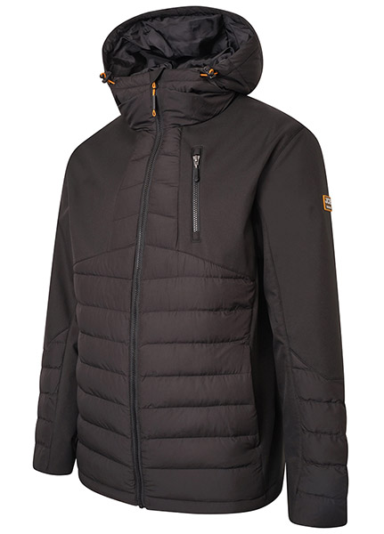 JCB Workwear Trade Hybrid Padded Jacket, detail