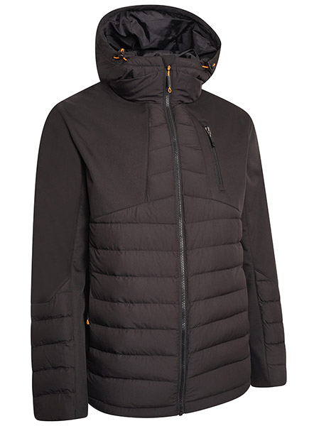 JCB Workwear Trade Hybrid Padded Jacket, detail