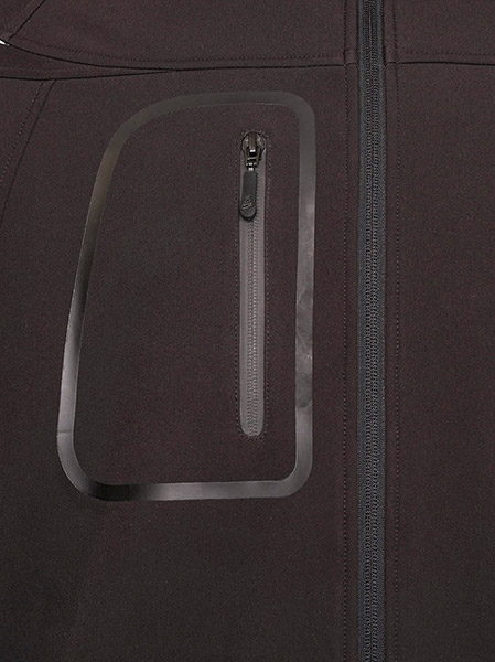 JCB Workwear Trade Hooded Softshell Jacket, detail