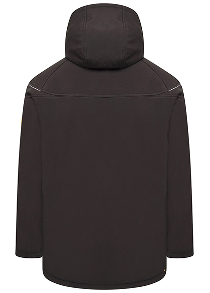 JCB Workwear Trade Hooded Softshell Jacket, detail