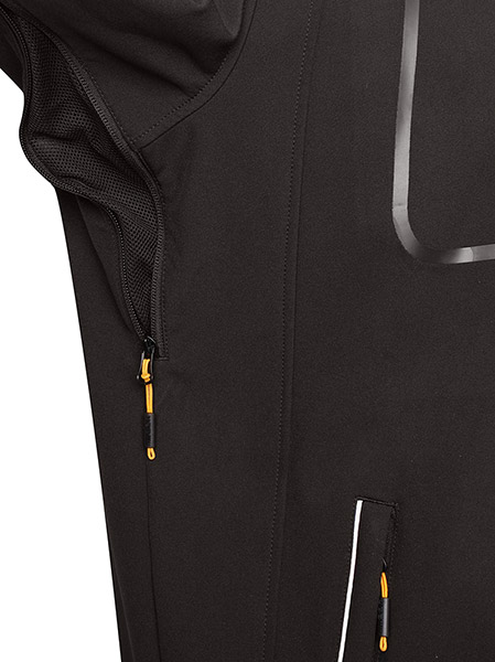 JCB Workwear Trade Hooded Softshell Jacket, detail