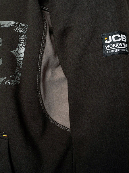 JCB Workwear Horton Hoodie, detail