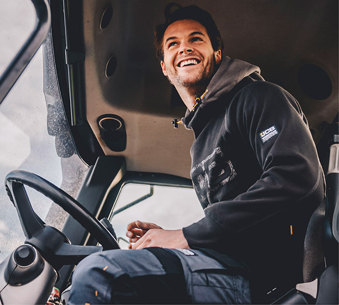 JCB Workwear Horton Hoodie, detail