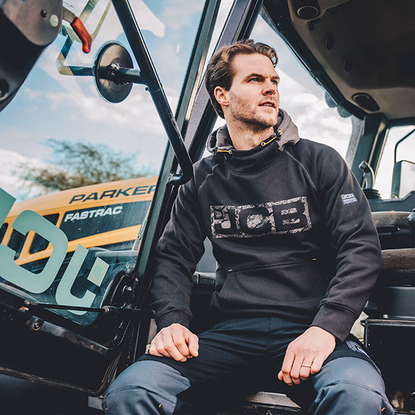 JCB Workwear Horton Hoodie, detail