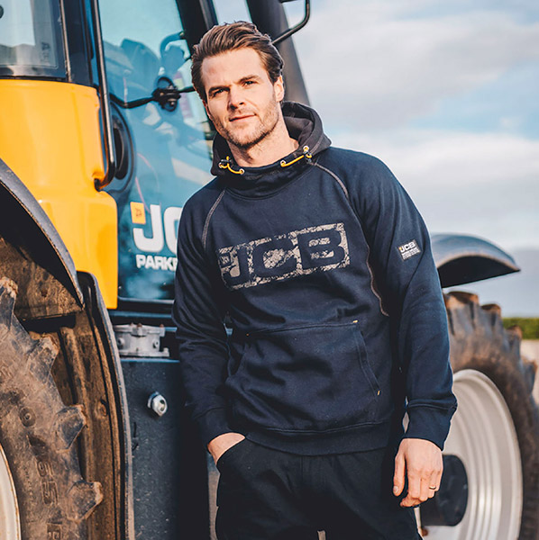 JCB Workwear Horton Hoodie, detail